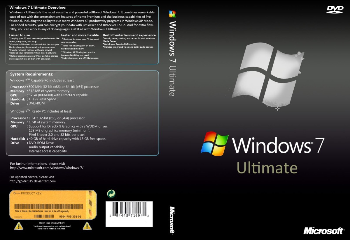 Clave De Producto Windows 7 Ultimate 32 Bits - networkingfree